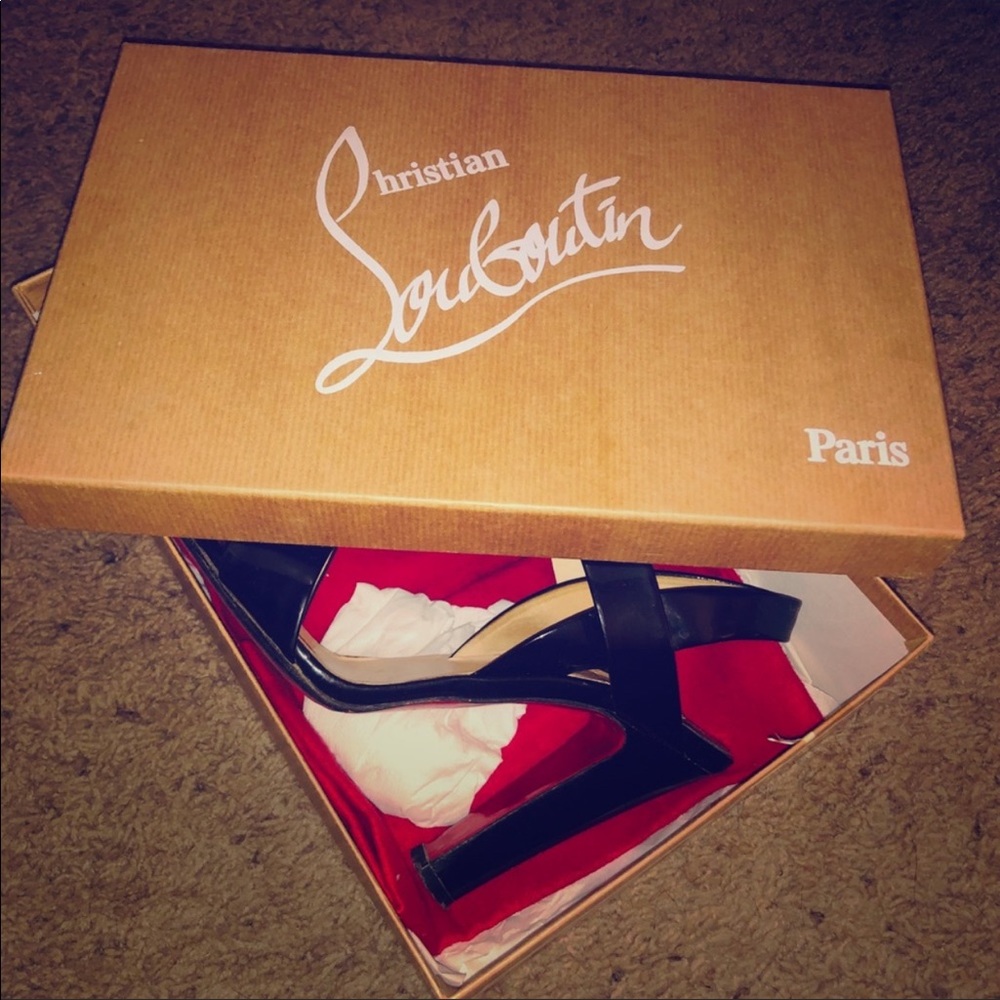 Christian Louboutin black heels